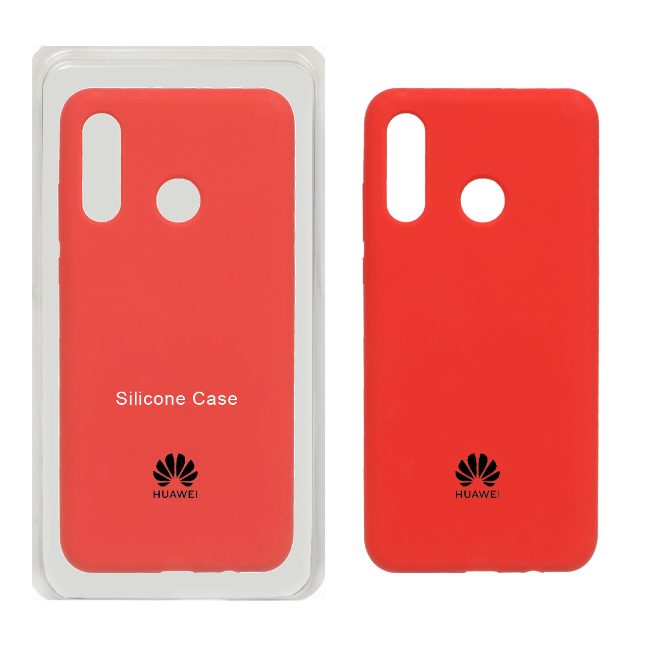 قاب سیلیکونی پاک کنی اورجینال Huawei P30 Lite - قرمز (پک اصلی)